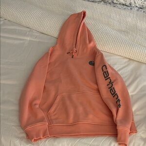 Carhartt Peach Hoodie with Logo